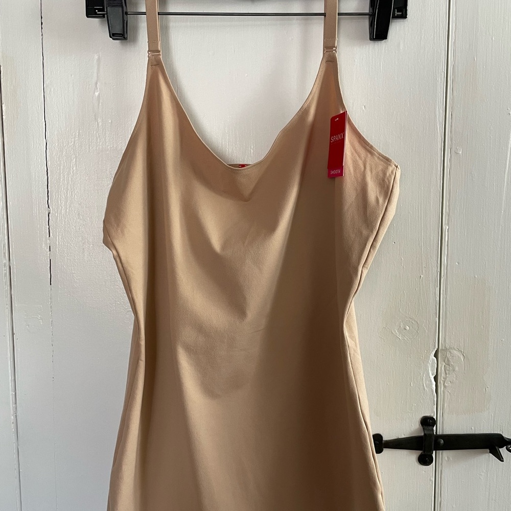 SPANX Socialight Beige Plus Size 3X tank top camisole with adjustable straps NWT